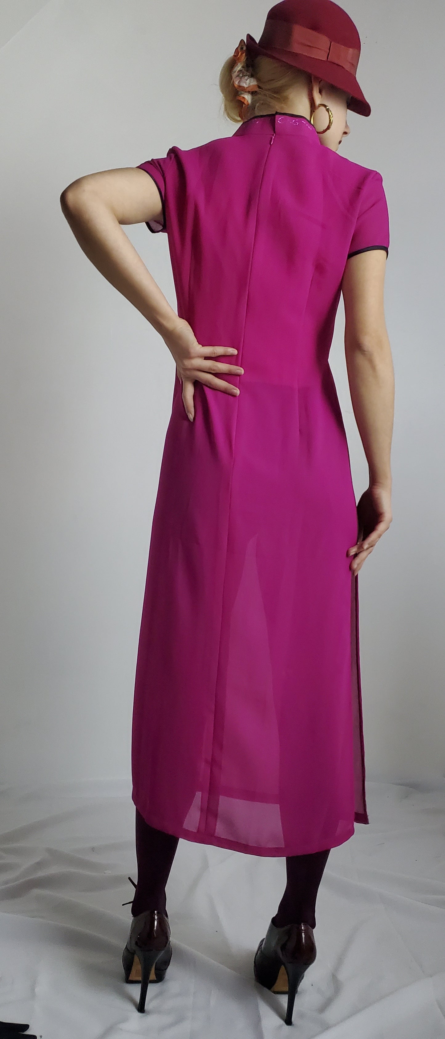 FUSCHIA WANNABE QIPAO