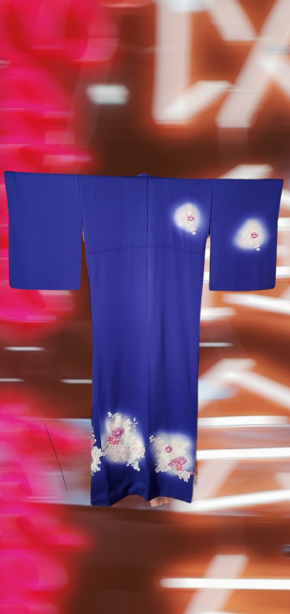 NAVY BLUE TSUKESAGE KIMONO