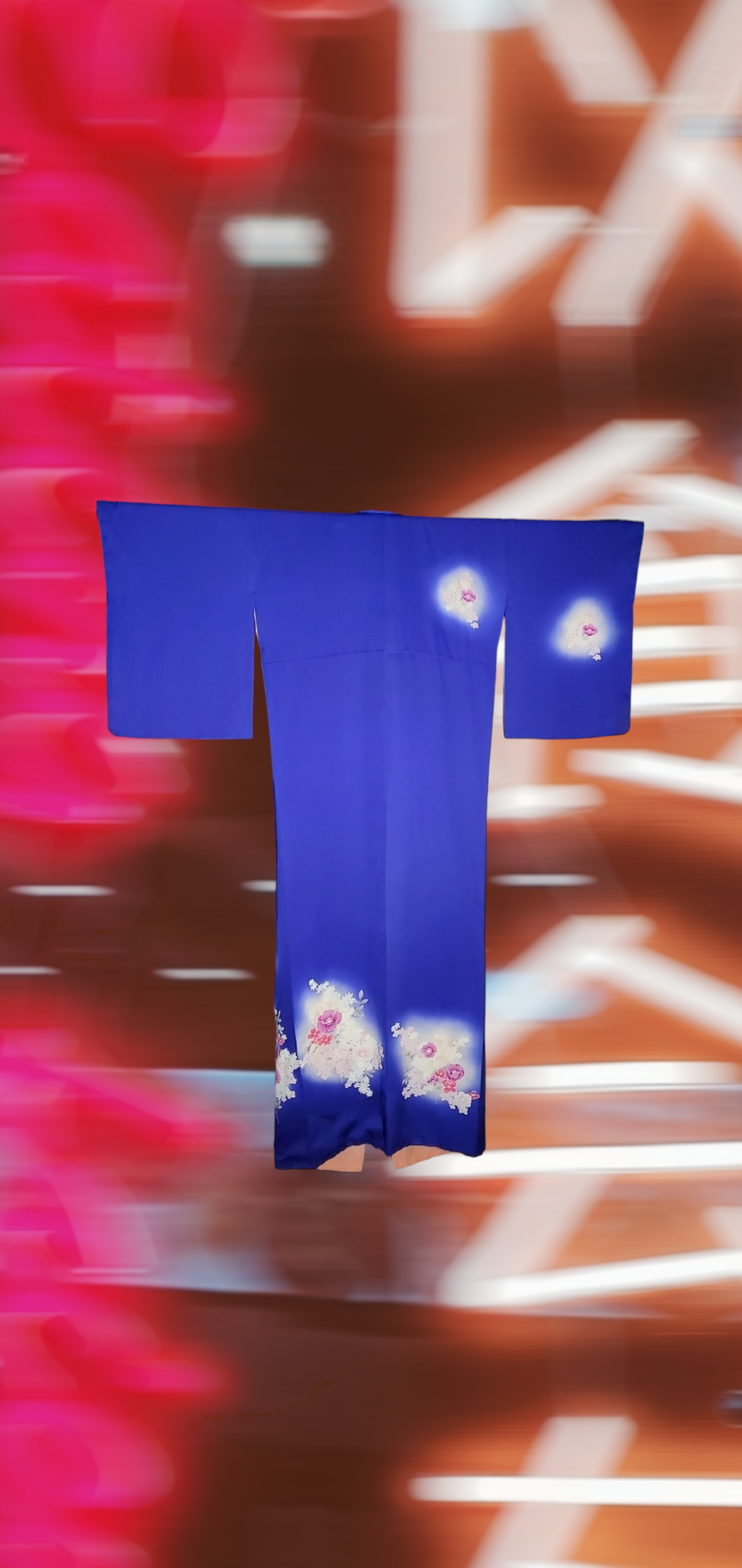 NAVY BLUE TSUKESAGE KIMONO