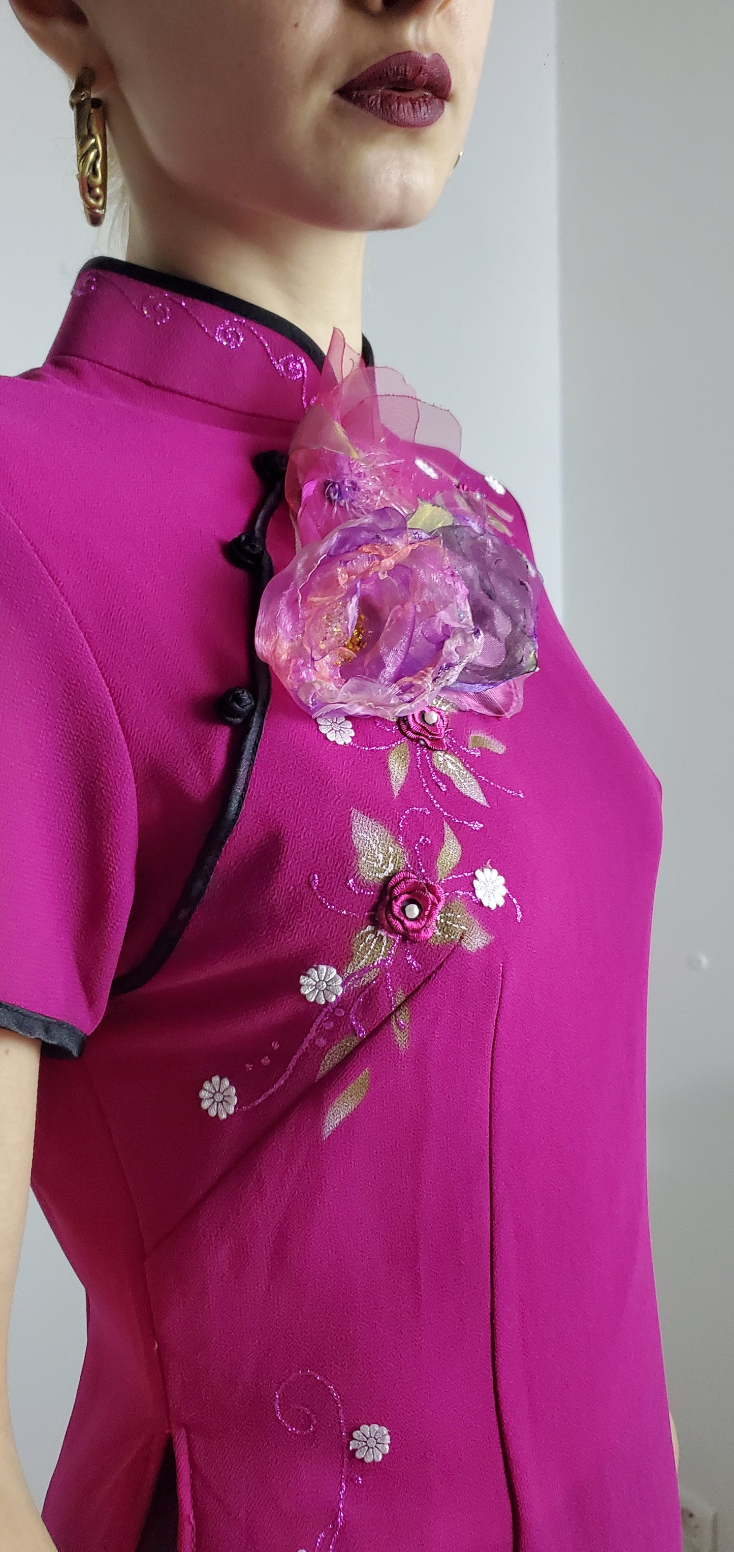 FUSCHIA WANNABE QIPAO