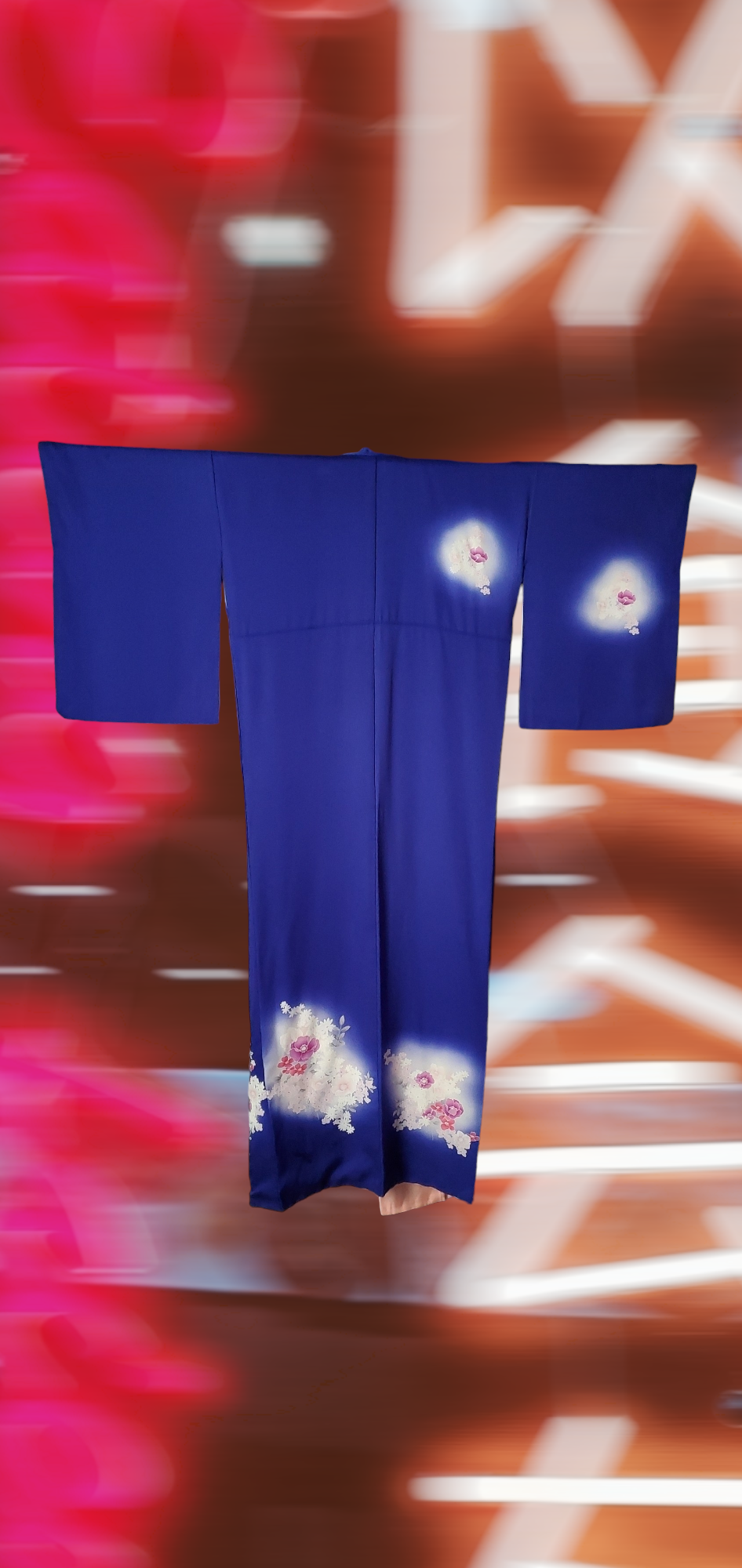 NAVY BLUE TSUKESAGE KIMONO